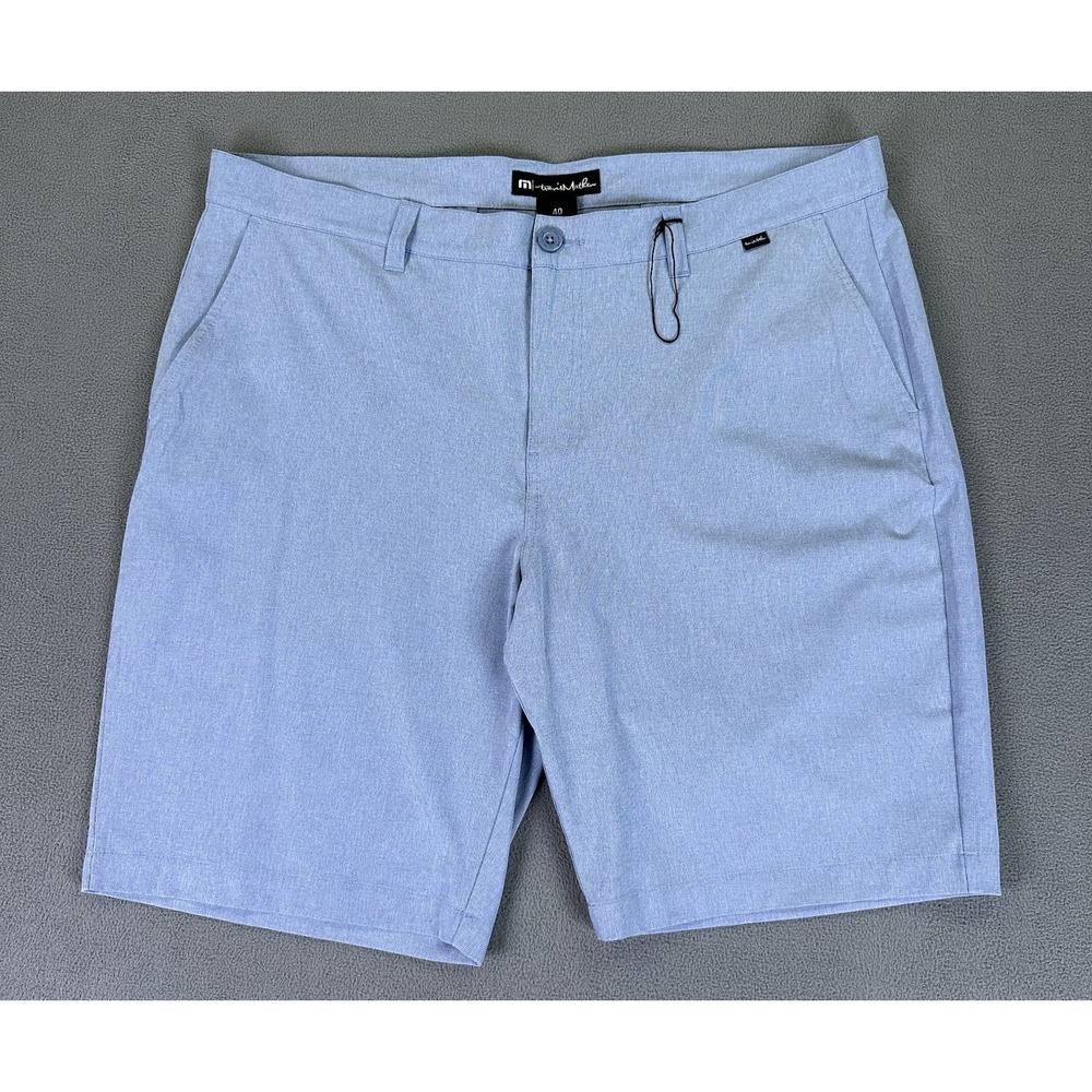 Travis Mathew Shorts Mens 40 Blue Beck Performance Golf Stretch Wicking NWOT